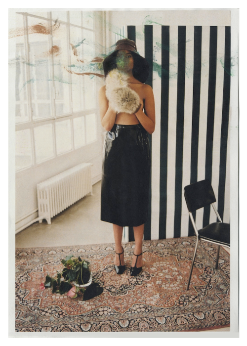 WANDA NYLON, VINYL HAT &amp; SKIRT TABULA RASA MAGAZINE  STYLIST LOYC FALQUE