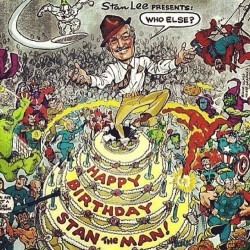 Happy Birthday Stan “the Man” Lee #stanlee #marvel