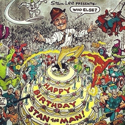 Happy Birthday Stan “the Man” Lee #stanlee #marvel #marvelcomics