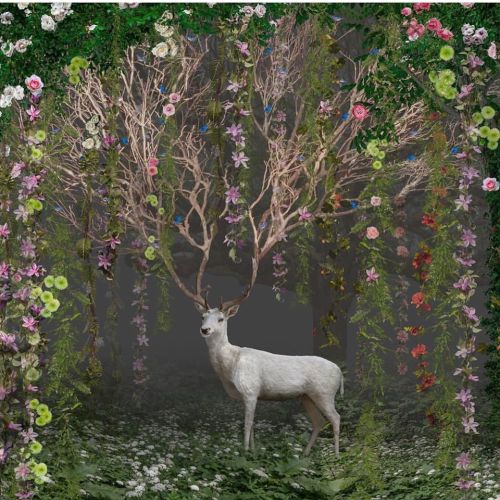 Todd Murphy (American, 1962-2020, b. Chicago, IL, USA, d. Brooklyn, NY, USA) - 1: Green Deer, Mixed 