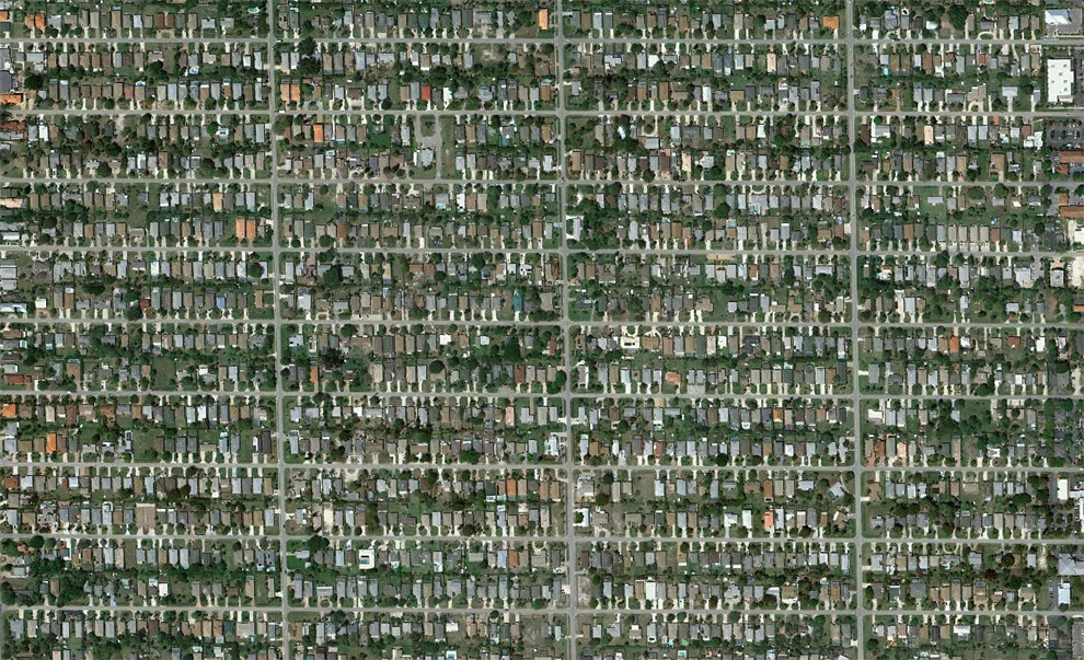  human landscapes in south west florida from google earth (via the big picture) illustrate