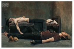 k250966:  Photo by Steven Klein, L'Uomo Vogue