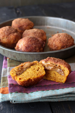 fattributes:  Biscoff Stuffed Pumpkin Mini Muffins