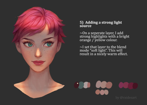 art-res:raidesart:So many of you asked for a tutorial on how I paint faces/ add a light source, so h