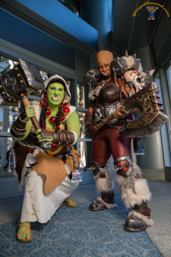 tmirai:  BlizzCon 2014 | Thrall &amp; Garrosh Hellscream by Brent Allen Thale One of the best shots of martymuses and I from BlizzCon! Thanks, BAT!