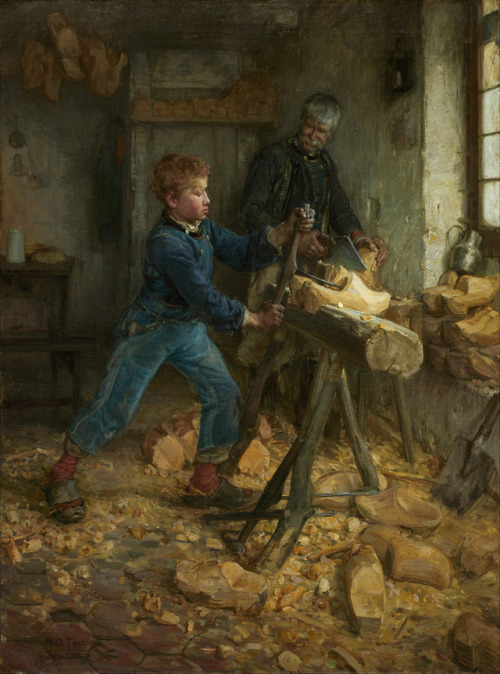 The Young Sabot Maker, Henry Ossawa Tanner, 1895