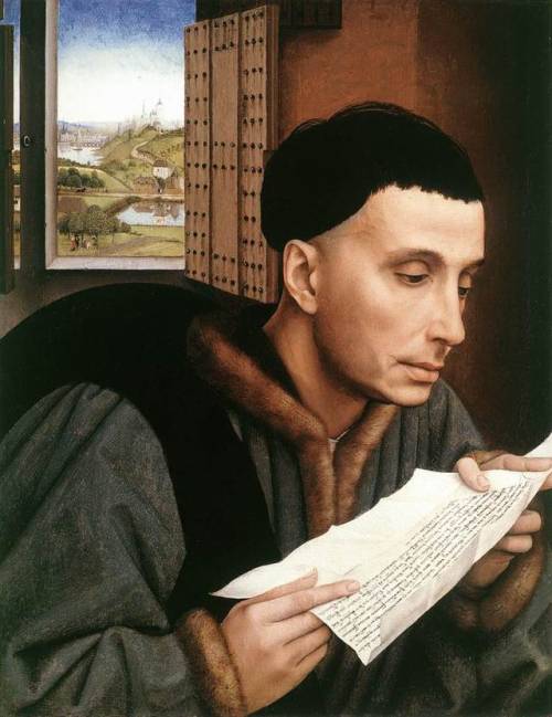 artist-weyden: Saint Ivo, 1450, Rogier Van Der WeydenSize: 35x45 cmMedium: oil, panel
