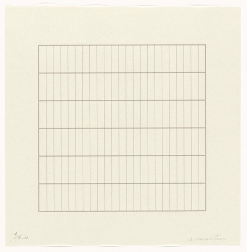 agnes-martin: Untitled from On a Clear Day, Agnes Martin, 1973, MoMA: Drawings and PrintsGift of the