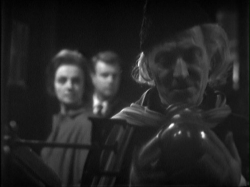 Doctor Who: An Unearthly Childgroup shotsIAN: Just a minute. You say we&rsquo;ve gone back in time? 