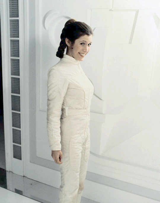 sithbastila: Carrie Fisher behind the scenes of The Empire Strikes Back