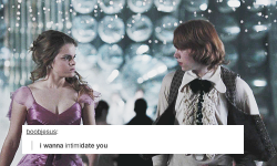 seekerpotter:  Harry Potter + Tumblr (Part 3 - Romione Edition) 