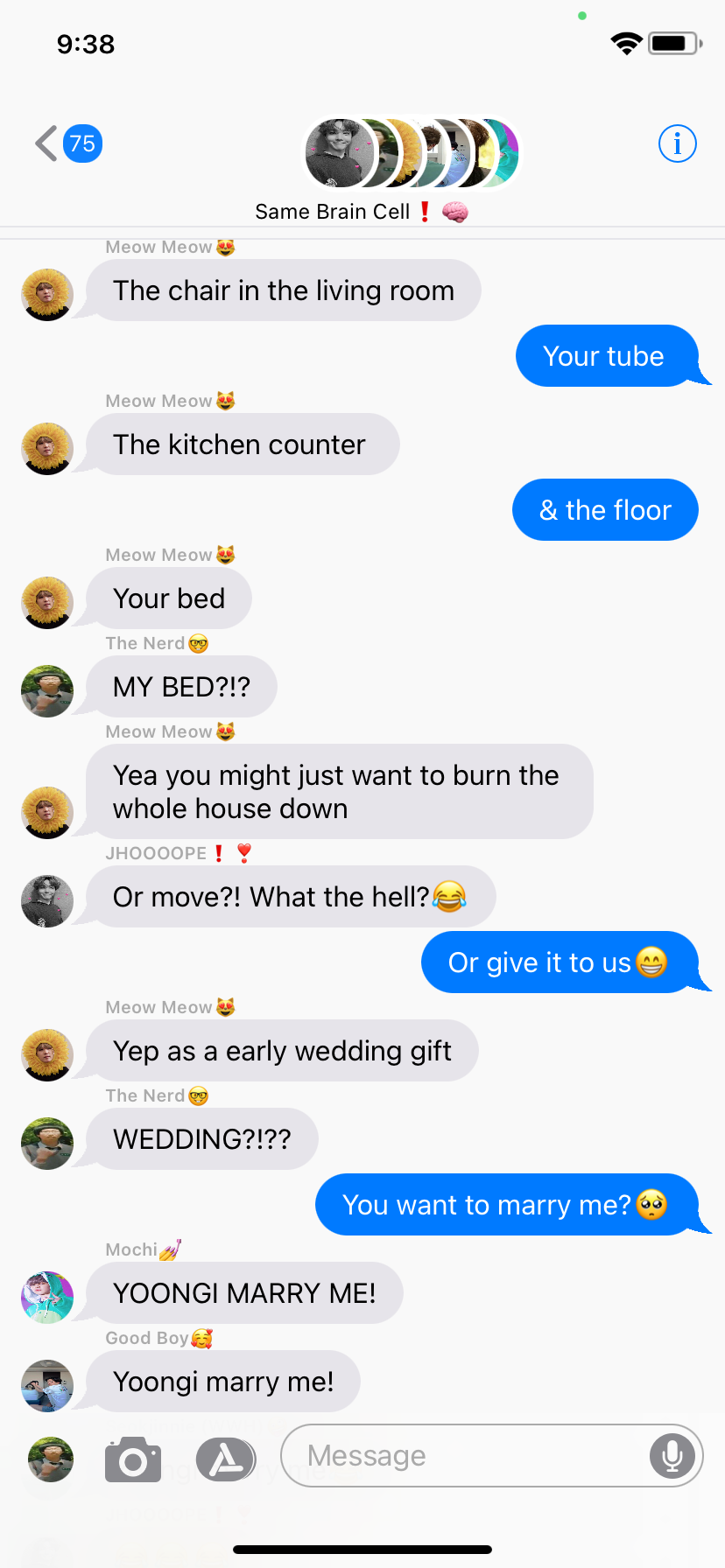 Bts Group Chat: 2.5