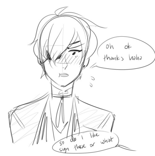 now that i know how to draw i can finally make that cielois pining business partners au i had in mid