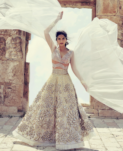 baawri:Sonam Kapoor for Harper’s Bazaar Bride India