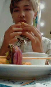 springsn0w:→ requested by anon: Namjoon eating (cr)bonus: Joon: 0 - sour fruit: 1