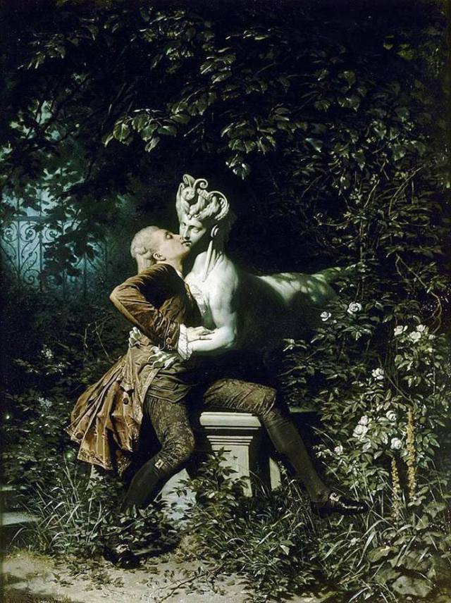 Porn Pics mosertone:Heinrich Lossow, The Enchantress,