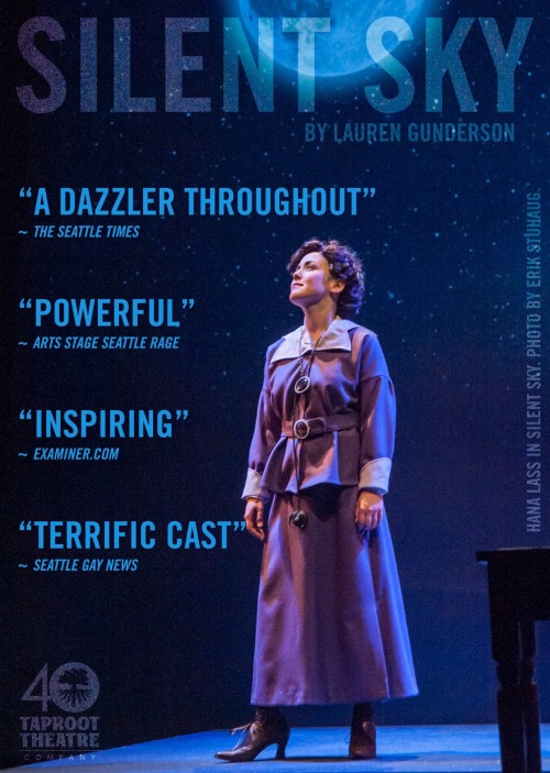 Gorgeous photos from Taproot Theatre’s SILENT SKY in Seattle. ✨