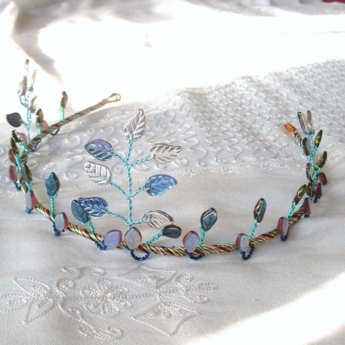 artfiredotcom: Ice Princess Tiara - Elven Circlet Crown by Thyme2Dream  |  ArtFire ShopThe