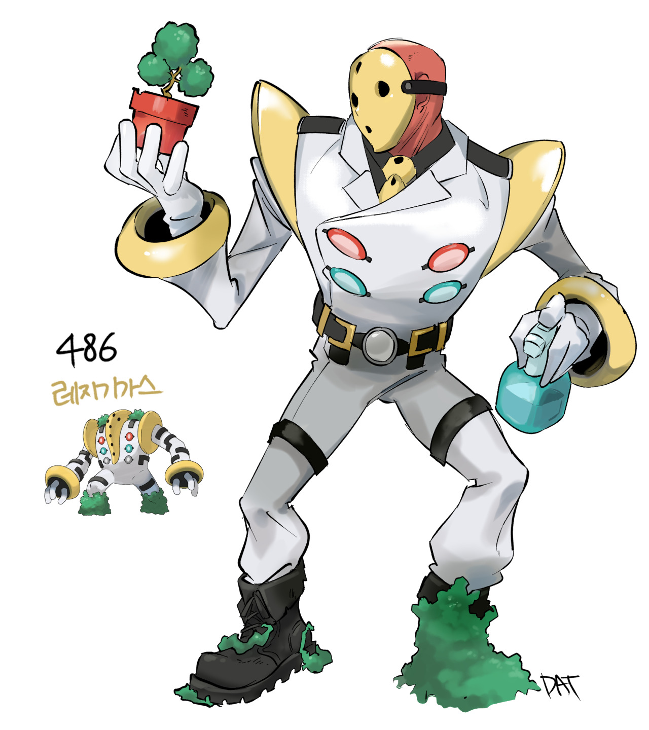 My doodle box — dat222: Pokémon Humanization 486.Regigigas