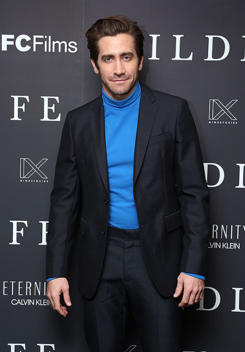 gyllenhaaldaily:Jake Gyllenhaal attends Calvin Klein Hosts IFC Films ‘Wildlife’ Reception in New Yor