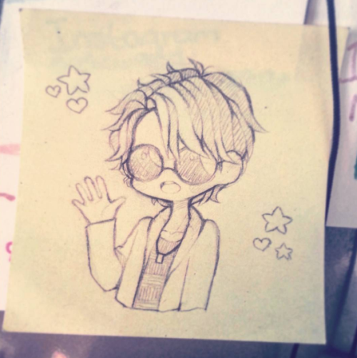 shizukelv:Post-it note scribbles from my Instagram ~ www.instagram.com/shirukeitori