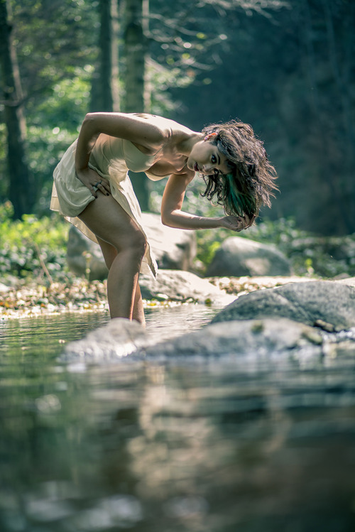 chaosfive55:  Carol Seleme, goddess of the forest…. Photos by Moss Von Faustenberg;