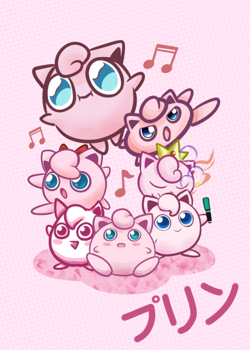 arara-sama: Got inspired to draw some Jigglypuffs :&gt;