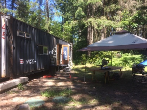 We&rsquo;ve been back for a week and have setup camp so we can keep working on the container.