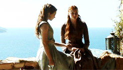 bad-velvet:  “I remember the first time I saw you in the throne room. I’d never seen anyone who looked so unhappy. I want very much for you to be happy, Sansa.” 