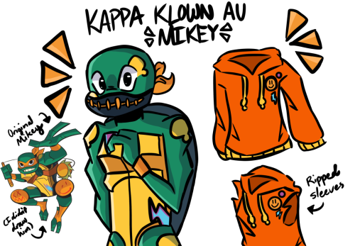 Finished My AU Design On Mikey!