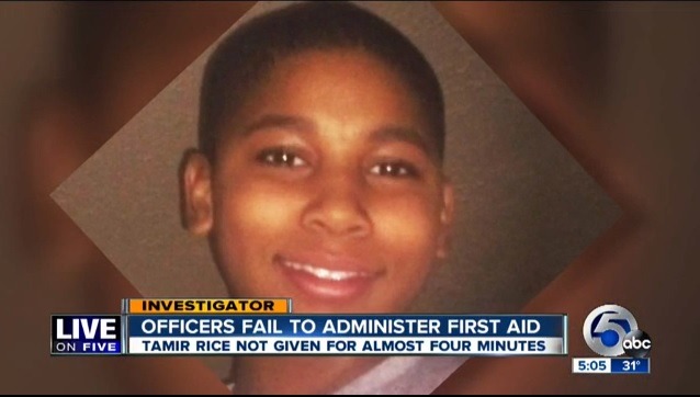 hotcarrots:  thepeoplesrecord:  Officers who shot 12-year-old Tamir Rice holding