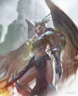 senseorsensuality:  Valkyrie warrior by blueitems