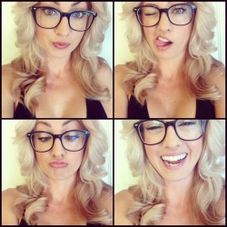 Pblive-Evey-Snow:  New Hair Color And New Nerdy Glasses 👓 💇