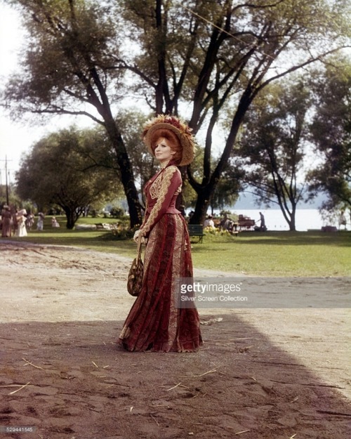 costumeloverz71: Dolly Levi’s (Barbra Streisand) Red dress… Hello, Dolly! (1969).. Costume by  Irene