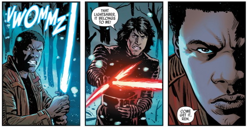 superheroesincolor: Star Wars: The Force Awakens Adaptation #6 (2016) Story: Chuck Wendig, art: Luke