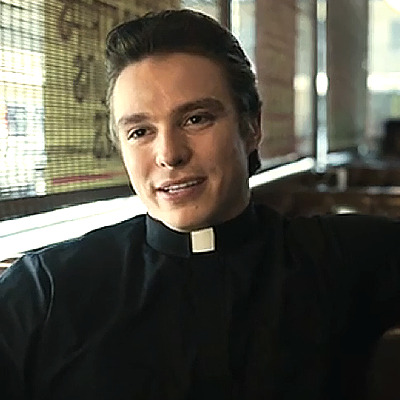 Nicholas Alexander Chavez As Father Charlie Mayhew In 'grotesquerie', S01E02 (2024)