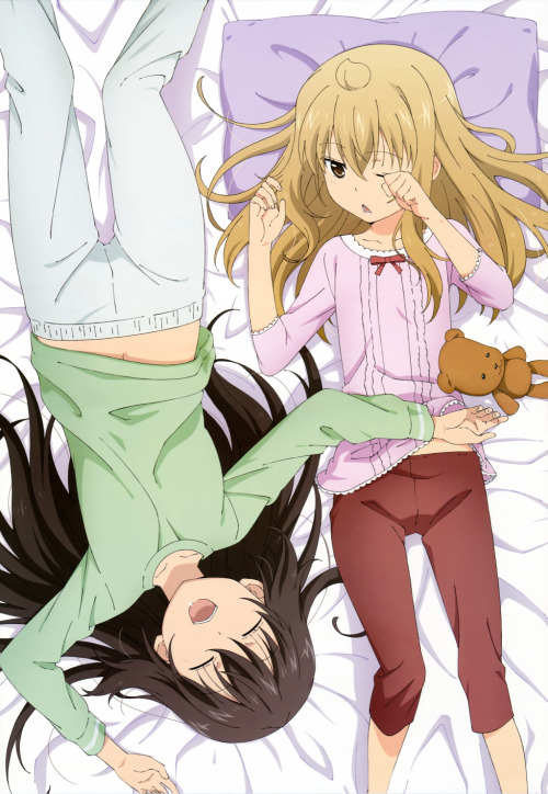 animevocaloidmedia:  I absolutely love this image of Chiaki and Kana-chan!  Source: http://e-shuushuu.net/image/561380/