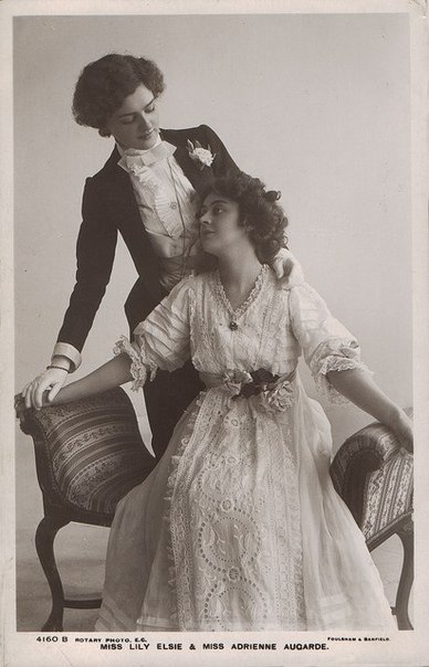 eatbarberrypieordie: Lesbians (1850 - 1930)  Love, love is everywhere.