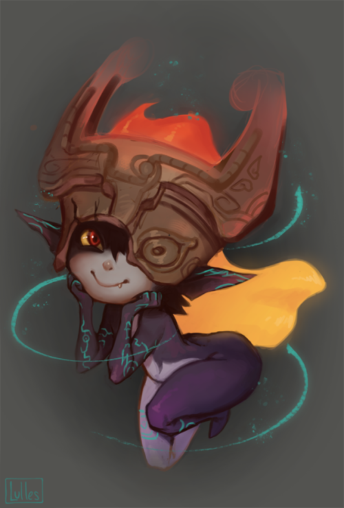 lulles: Twilight Princess HD soon! So here’s Midna to celebrate.Experimented with softer brush