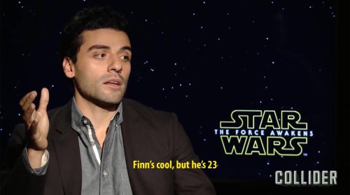 boyfriendpoe:because everyone keeps talking about poe / finn’s age difference