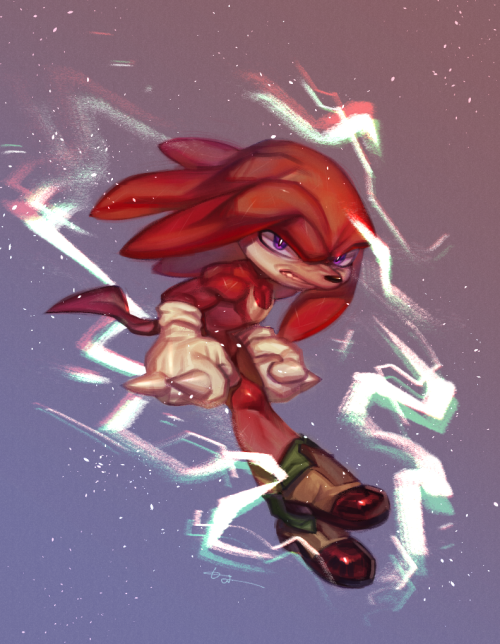 So I watched Sonic movie 2 last week and I guess I simp for Knuckles now…?