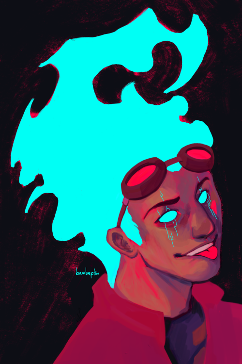 Forever Thinking Of Concept Art Rex With The Omega Nanite Fire Hair