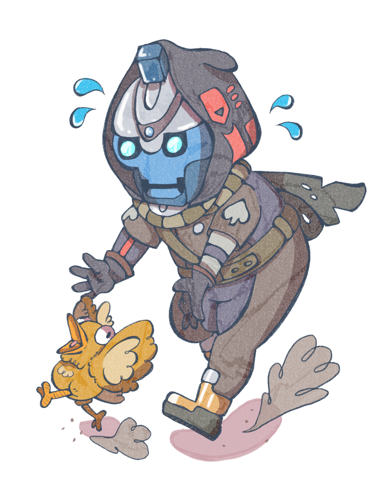 Bethicals — Chibi commission of Cayde-6!