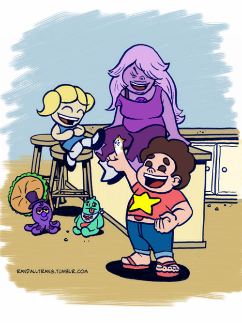 Colors for the Powerpuff Girls/Steven Universe crossover pieces. The more I work on them, the more I