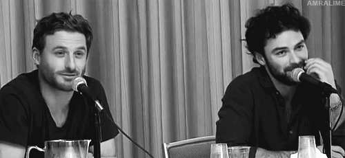 amralime:Dean O’gorman and Aidan Turner - The Hobbit Panel Boston Comic Con 2013