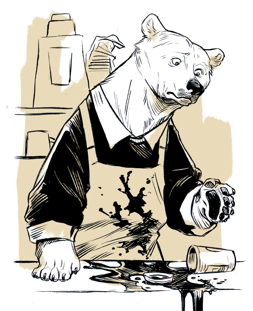 friendswithfangs:Some bearistas I’ve been posting on Twitter this week! I also