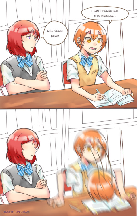 sioneve:“That’s not what I meant I swear” - Maki at the hospital(Based on incorrect-love-liv