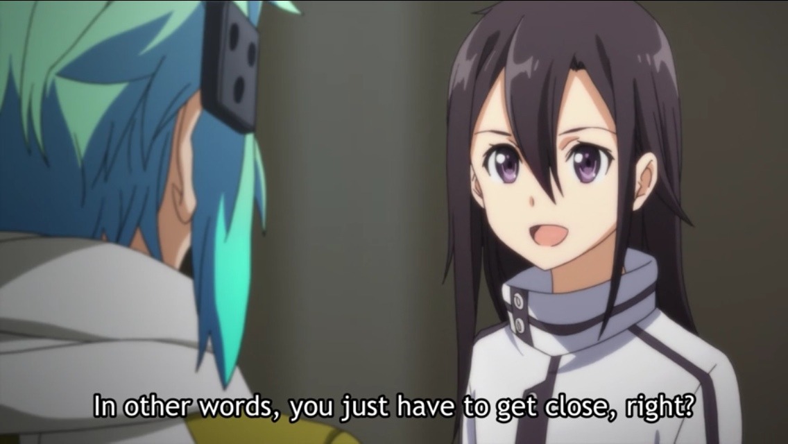 quit-chasing-dreams:  Kirito: Wow a sword! Does it come in black?