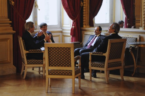 Secretary Kerry is on travel to Paris, France to attend the London 11 Ministerial to coordinate with