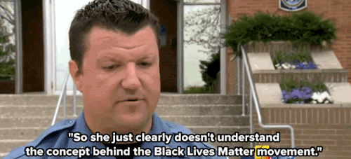 acceber74:  the-wolfbats:  micdotcom:  Maryland woman defaces Black Lives Matter sign A Maryland woman admitted to defacing several Black Lives Matter signs in recent months, including defacing a Black Lives Matter sign to just say “Lives Matter”